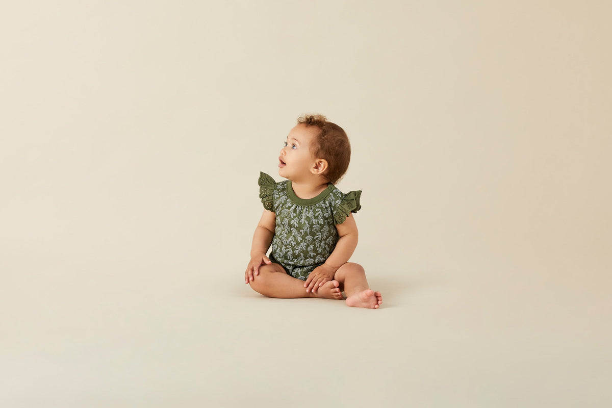 Organic Baby Singlet - Honeysuckle – Sapling Child