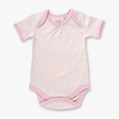 Dusty Pink Short Sleeve Bodysuit - Sapling Organic Baby Clothes