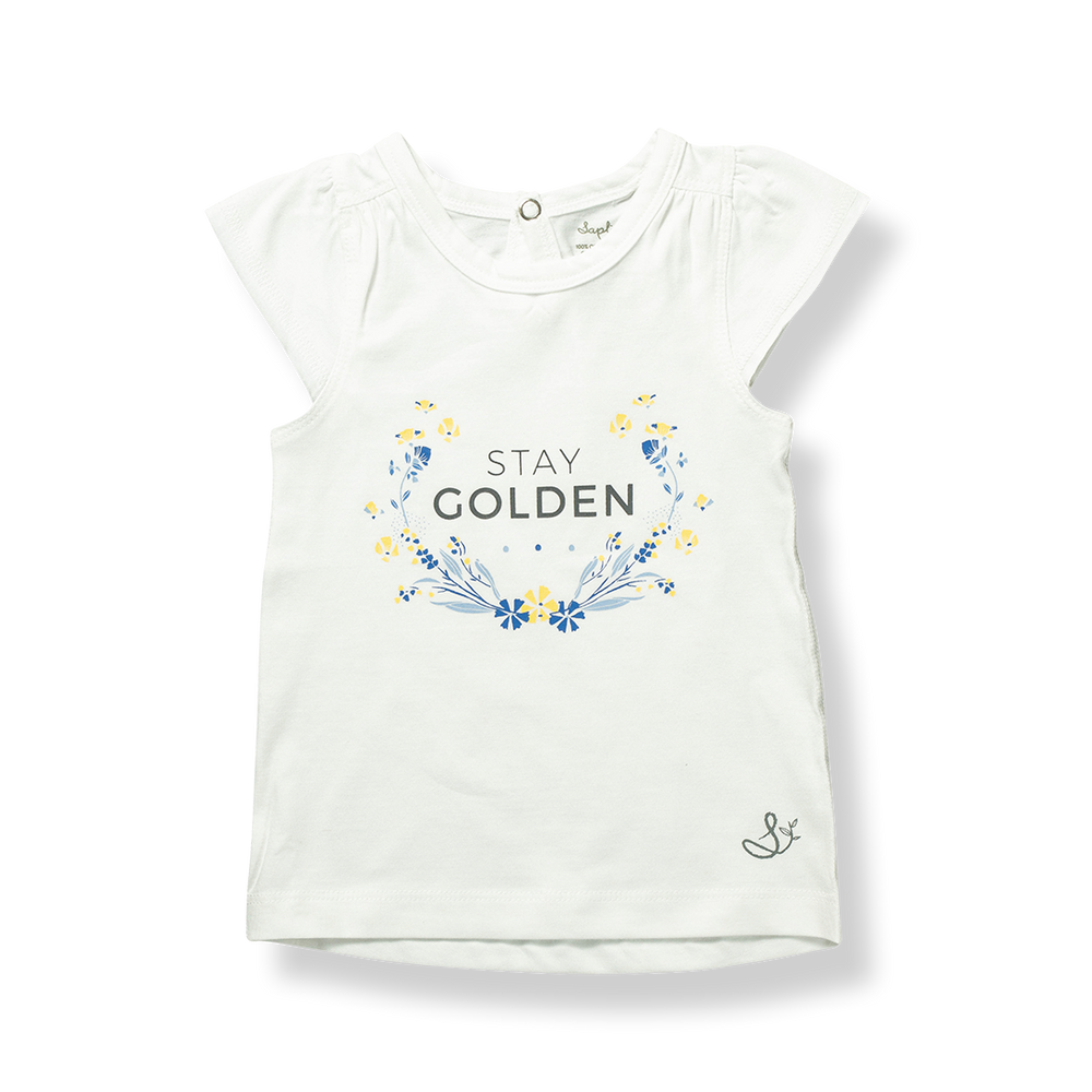 
                  
                    Stay Golden Flutter Sleeve Tee - Sapling Organic Baby Clothes
                  
                