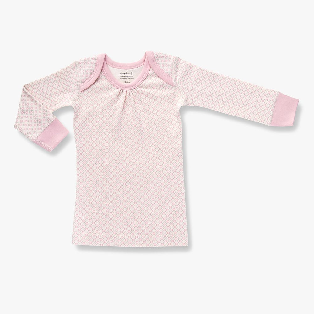 Dusty Pink Long Sleeve T-Shirt - Sapling Organic Baby Clothes