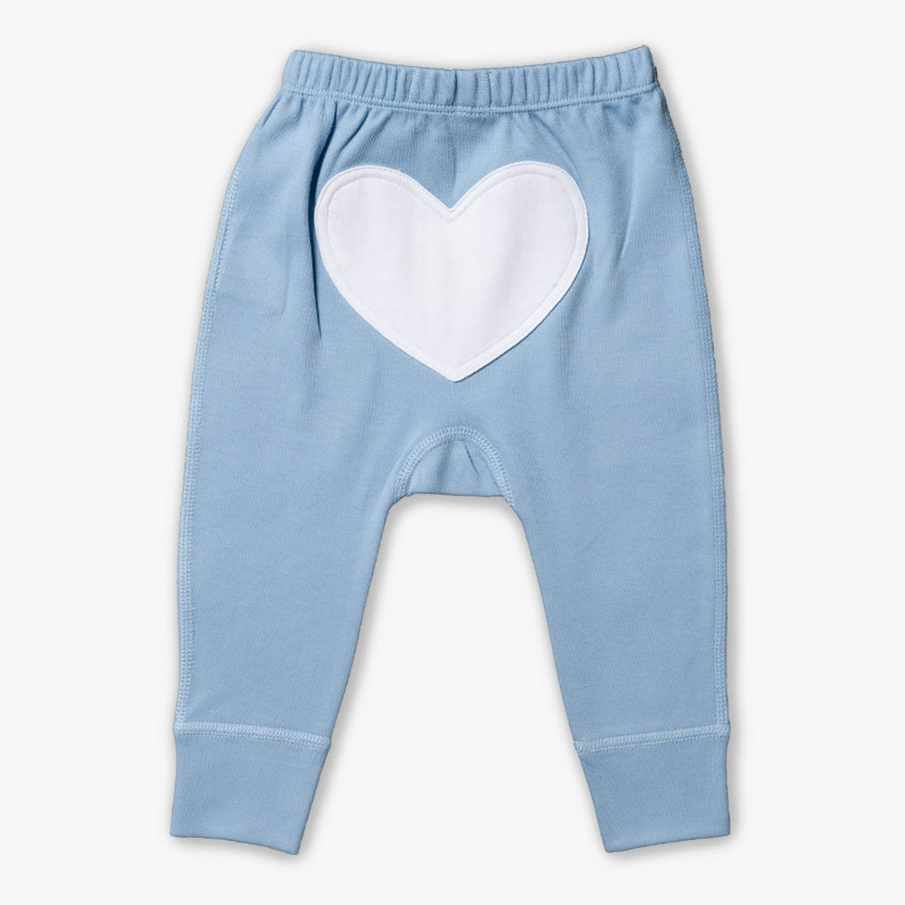 Whale Blue Heart Pants - Sapling Child Canada