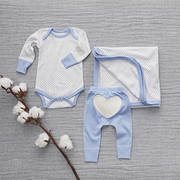 
                  
                    Little Boy Blue Snuggle Wrap - Sapling Organic Baby Clothes
                  
                
