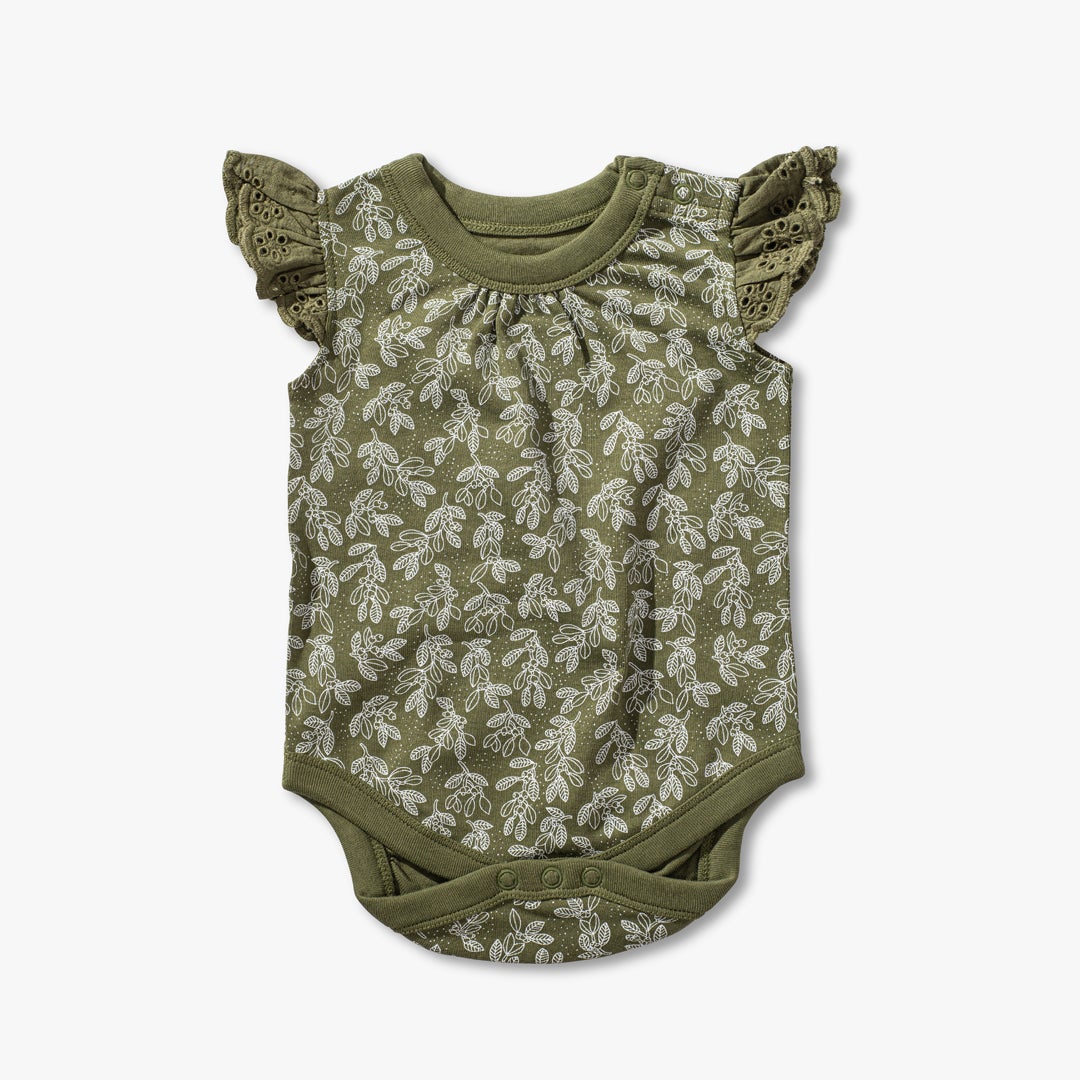 Organic Lace Bodysuit - Bunnies – Sapling Child