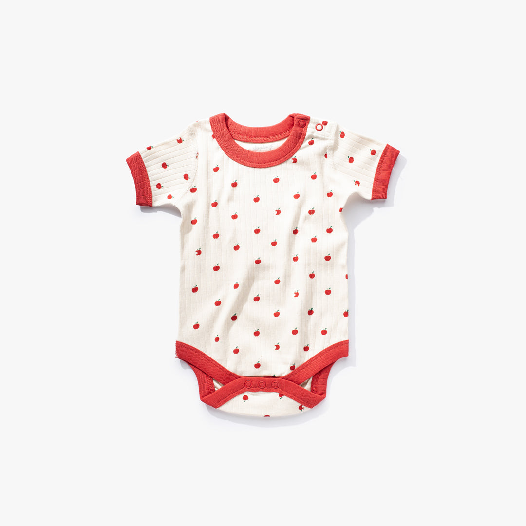 Apple Organic Cotton Bodysuit – Sapling Child