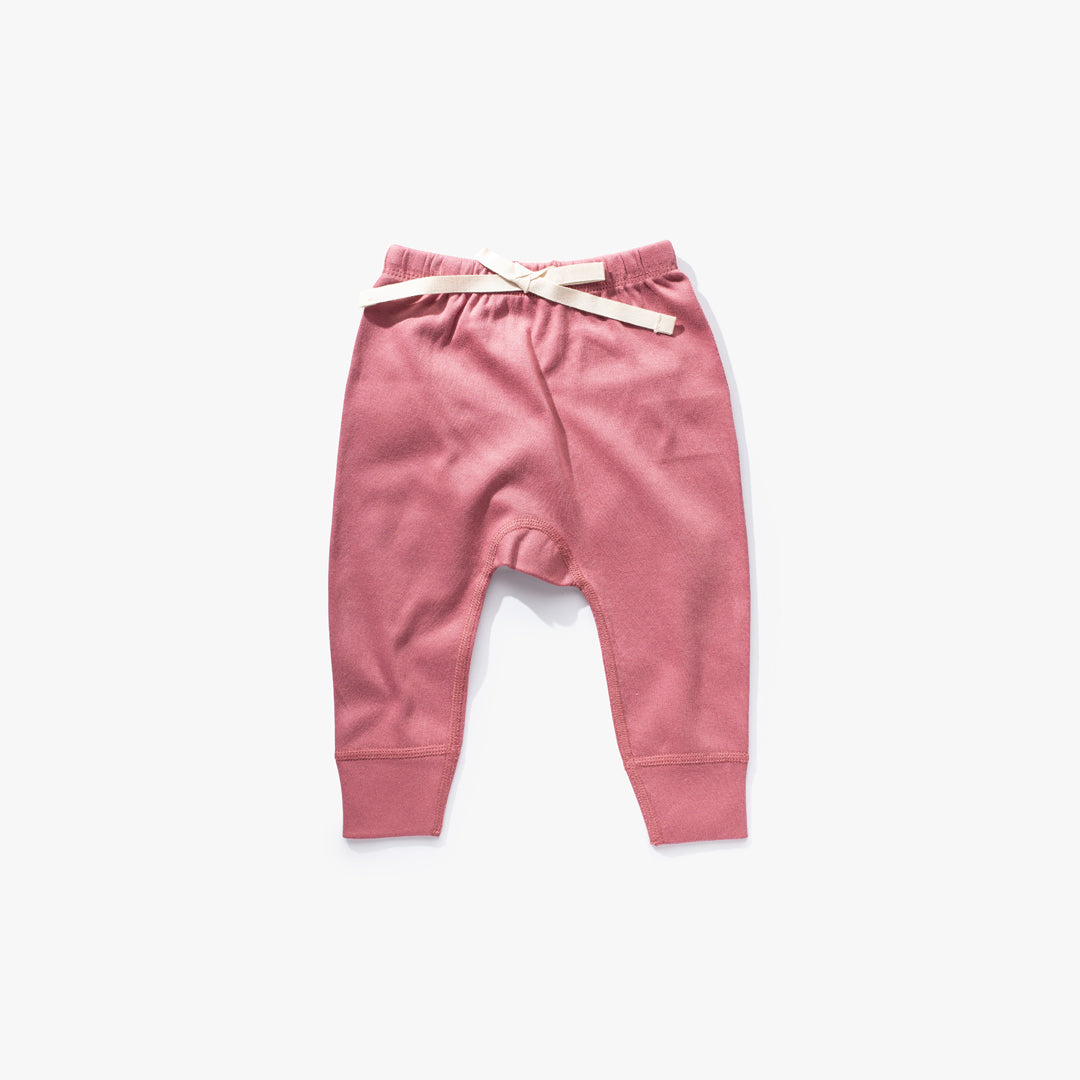 Organic Baby Heart Pants - Pink – Sapling Child